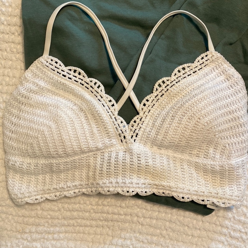 Hollister Crochet Bikini Top